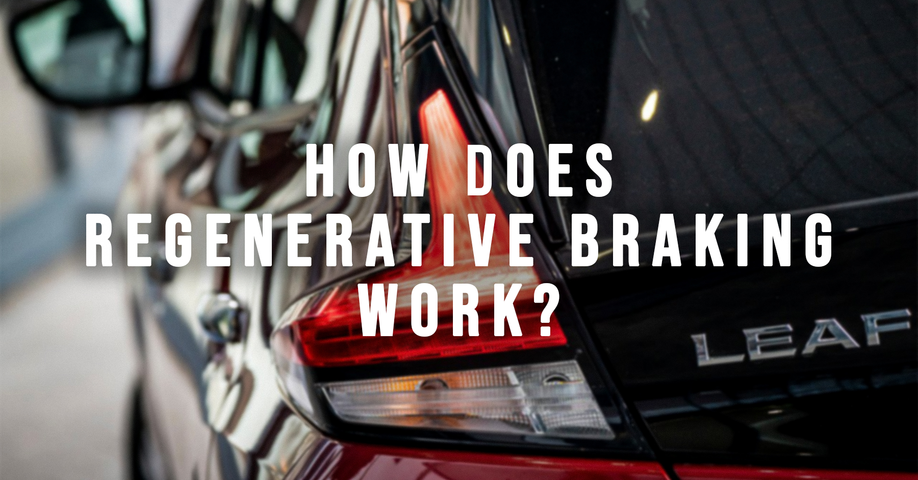 How does regenerative braking work?